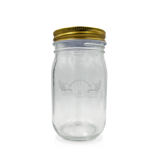 LTD Mason Jar Glass